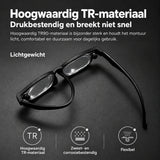 Verstelbare leesbril met afzonderlijke focus – uniseks
