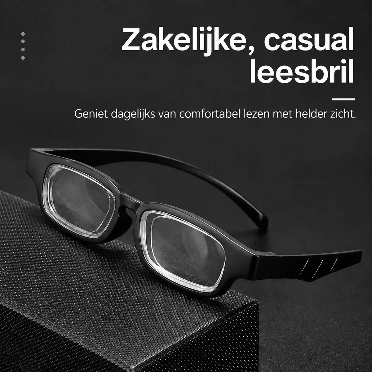 Verstelbare leesbril met afzonderlijke focus – uniseks