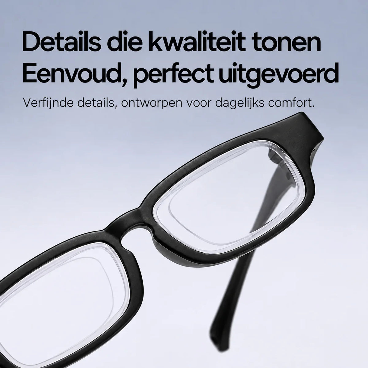Verstelbare leesbril met afzonderlijke focus – uniseks