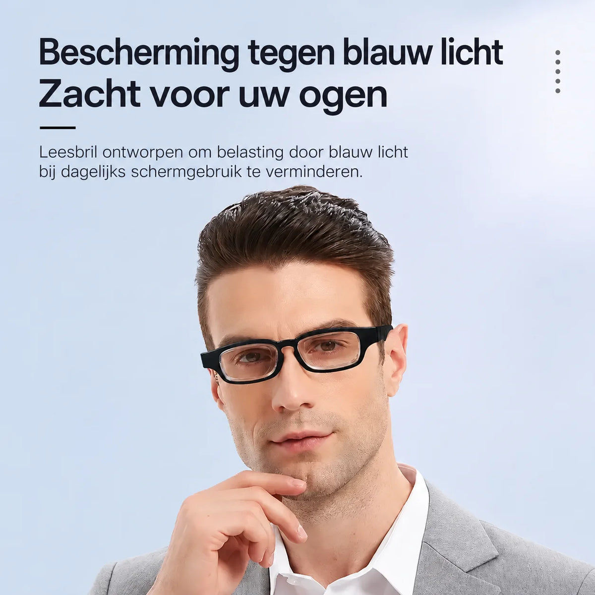 Verstelbare leesbril met afzonderlijke focus – uniseks